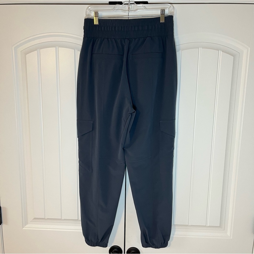 Spanx Casual Fridays Cargo Jogger Pant Dark Storm Size Medium Lounge Athletic - Picture 8 of 8